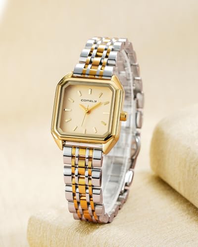 Thumbnail 2 de CIVO Reloj de pulsera dorado para mujer pequeño y minimalista (acero inoxidable, analógico, 3ATM)