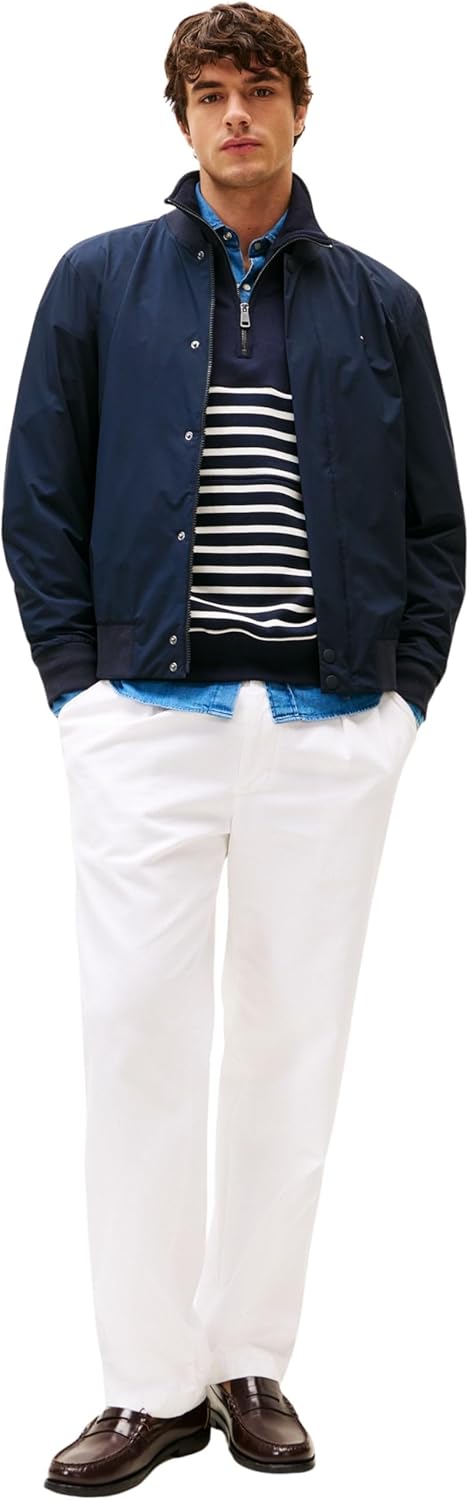 Detalle de Tommy Hilfiger Tech Lightweight Bomber MW0MW36665: bomber uomo leggero e d’impatto