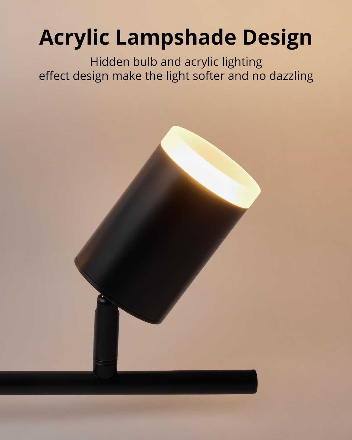Thumbnail 1 de Gr4tec LED Ceiling Spotlight 4 Way – Modern, Rotatable GU10 Bar in Matte Black