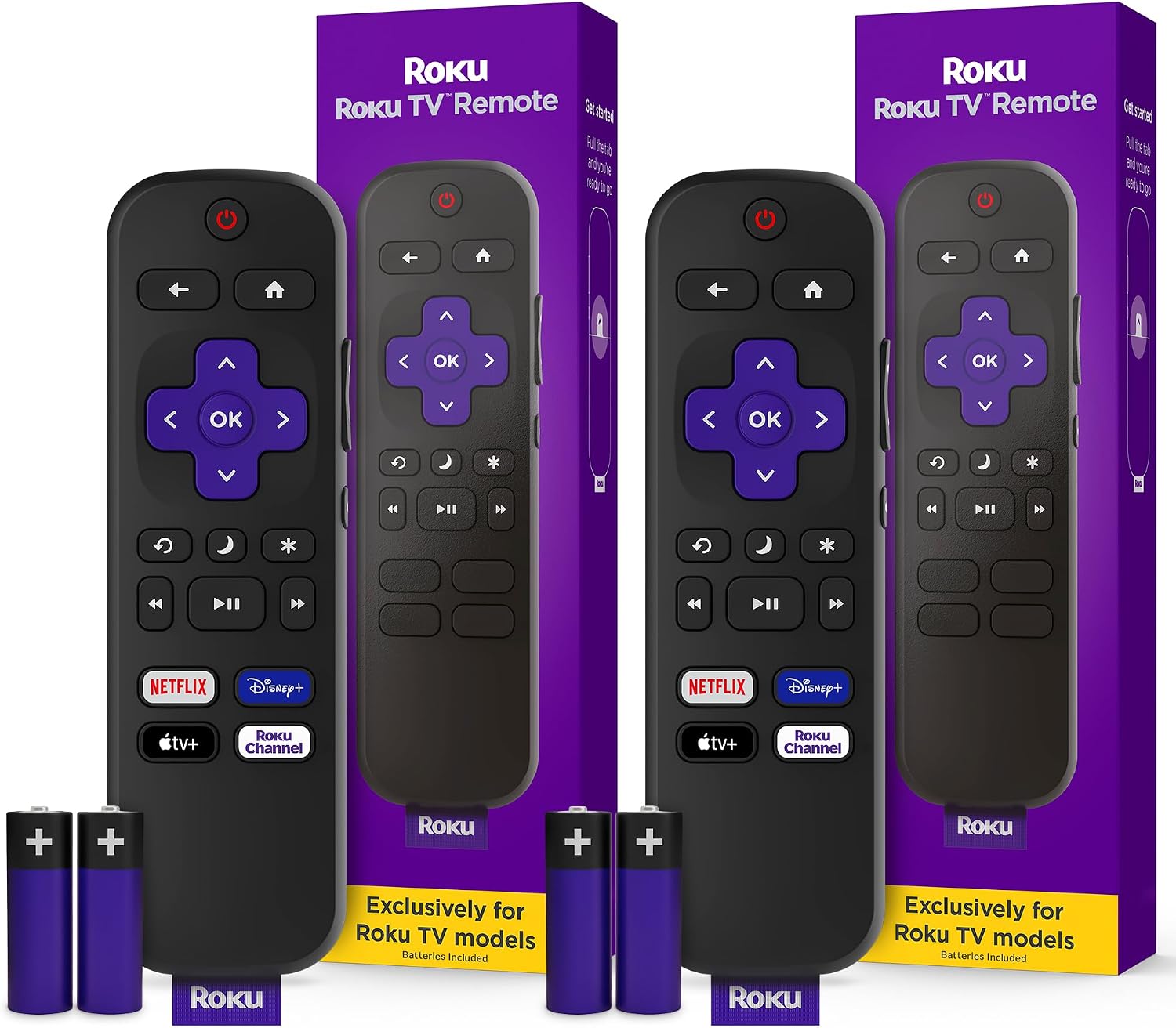 Detalle de Roku TV remote 2-pack