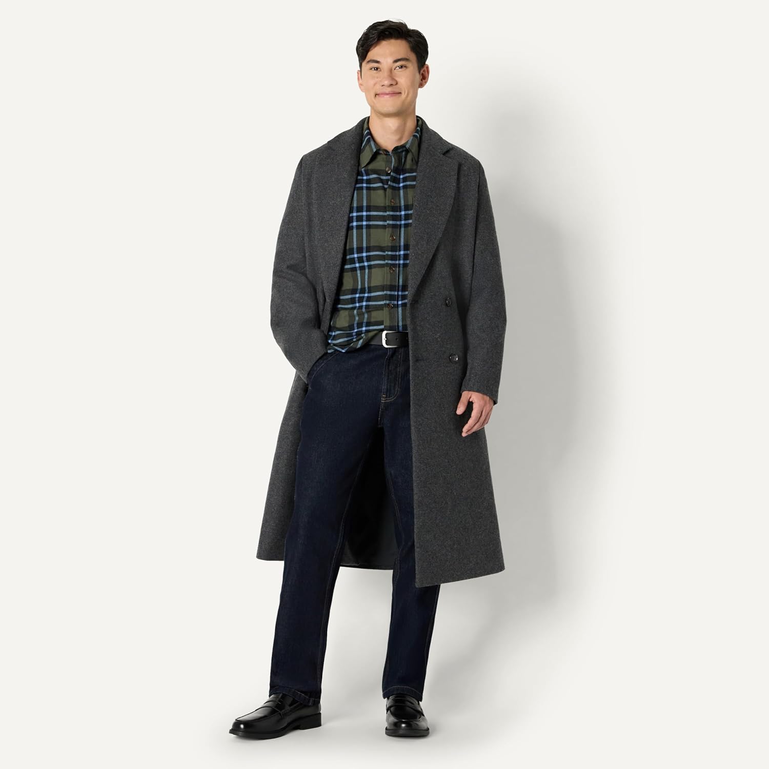 Thumbnail 4 de Amazon Essentials Men's Relaxed-Fit Long-Sleeve Flannel Shirt