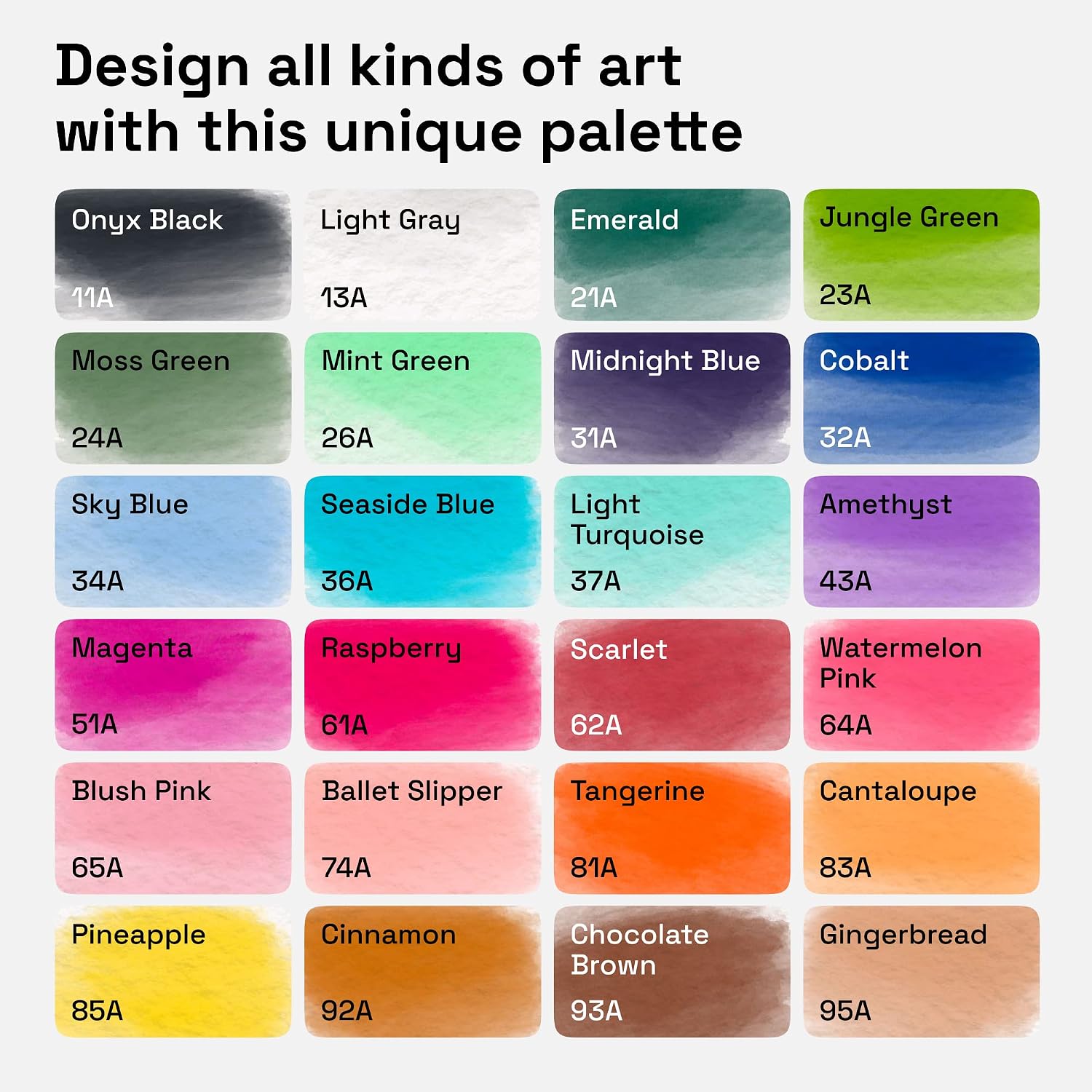 Thumbnail 1 de ARTISTRO Watercolor Markers, 24 Colors