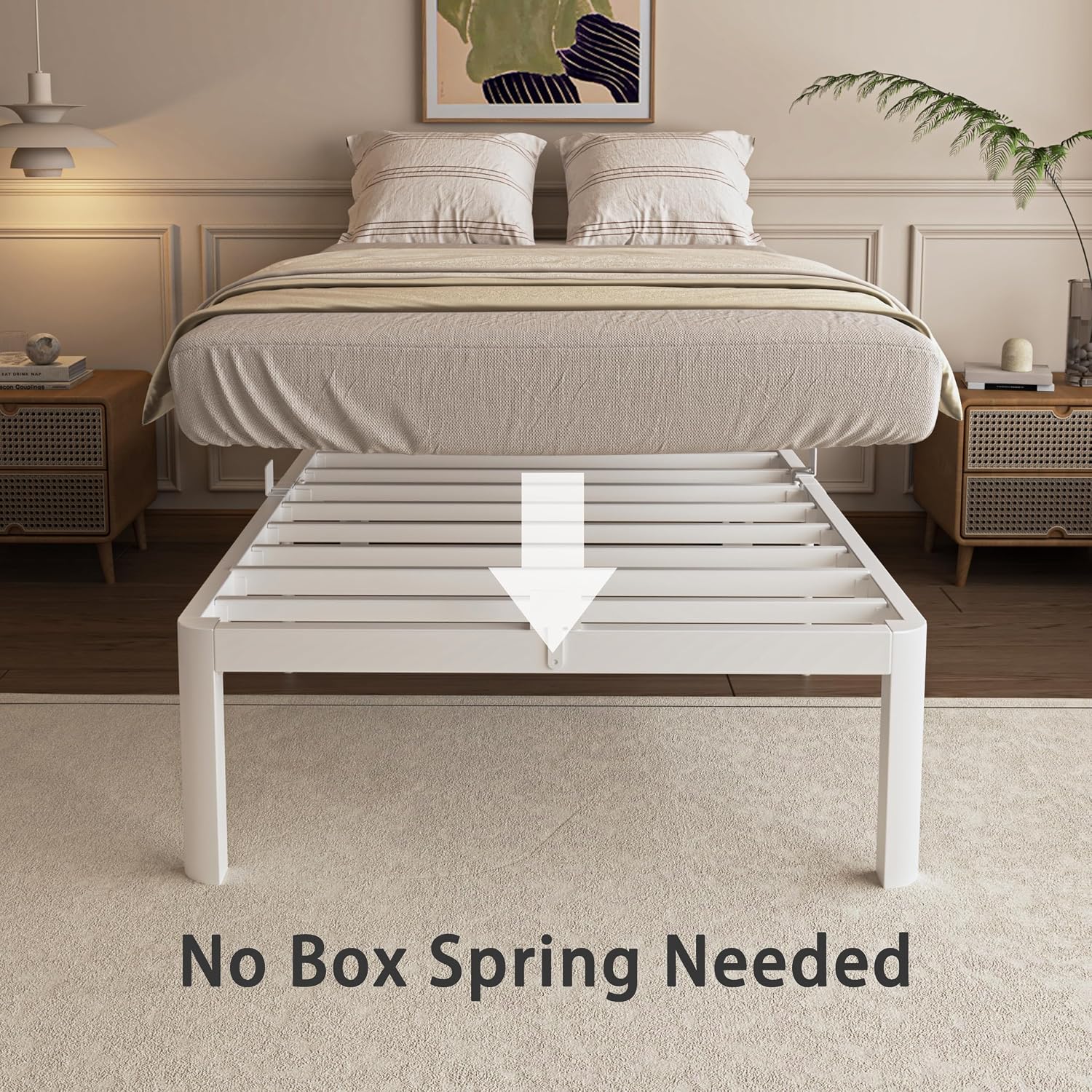Thumbnail 2 de VQO Twin Bed Frame 16-inch