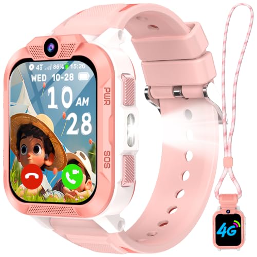 Detalle de Baolubao Smartwatch Bambini 4G: videochiamate HD, GPS e modalità scuola