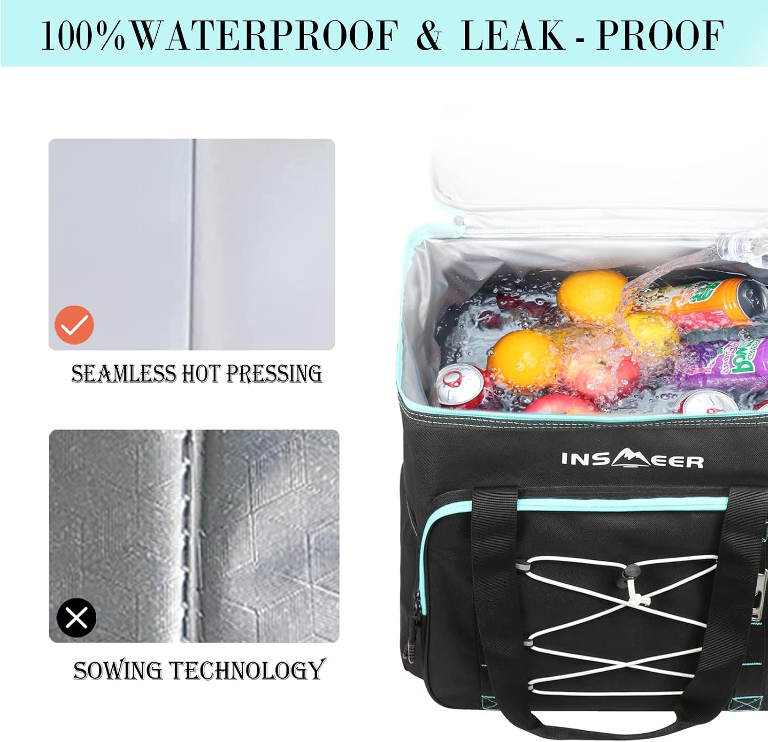 Thumbnail 4 de INSMEER Large Cooler Bag 55L