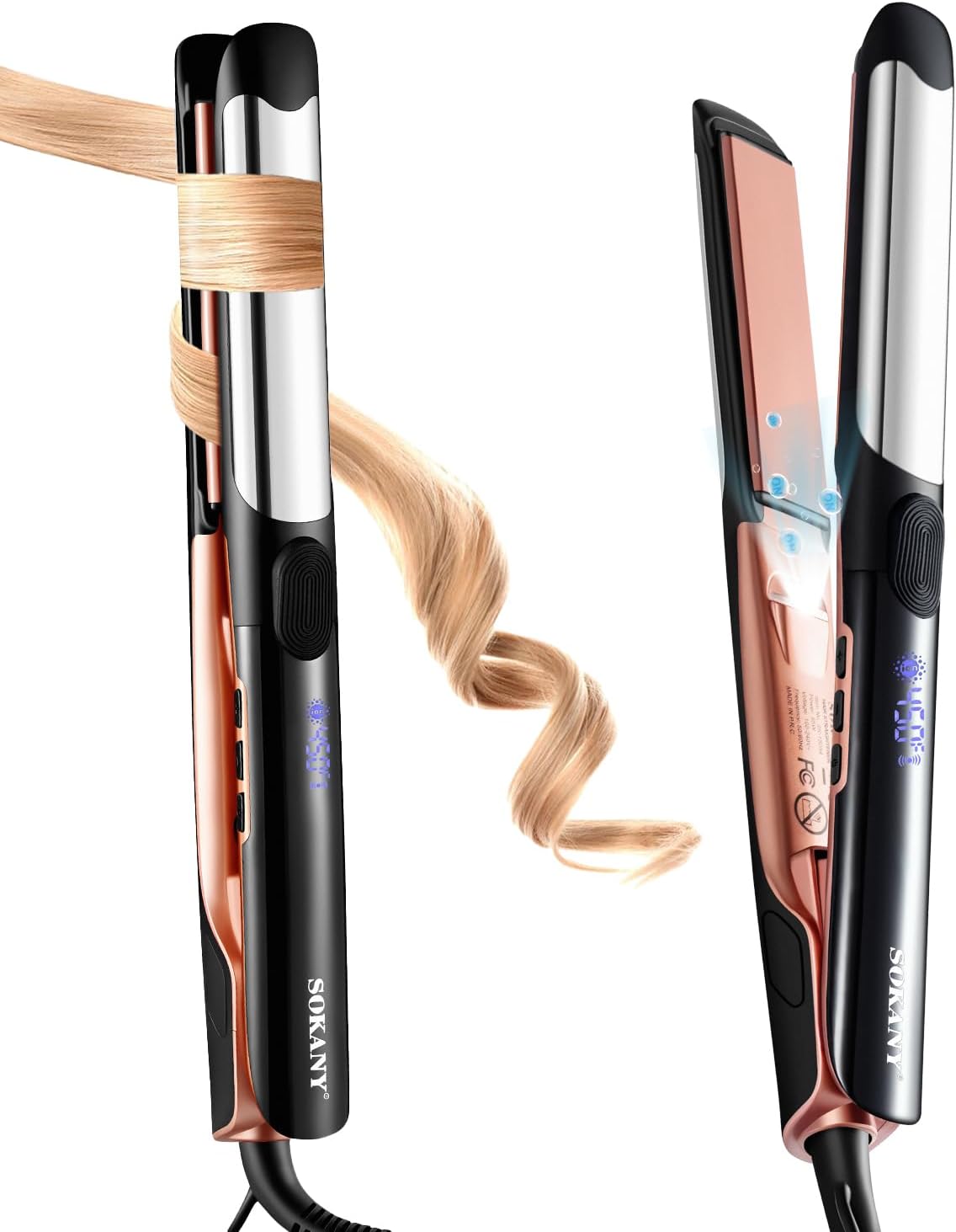 Detalle de SOKANY Hair Straightener, 1-Inch