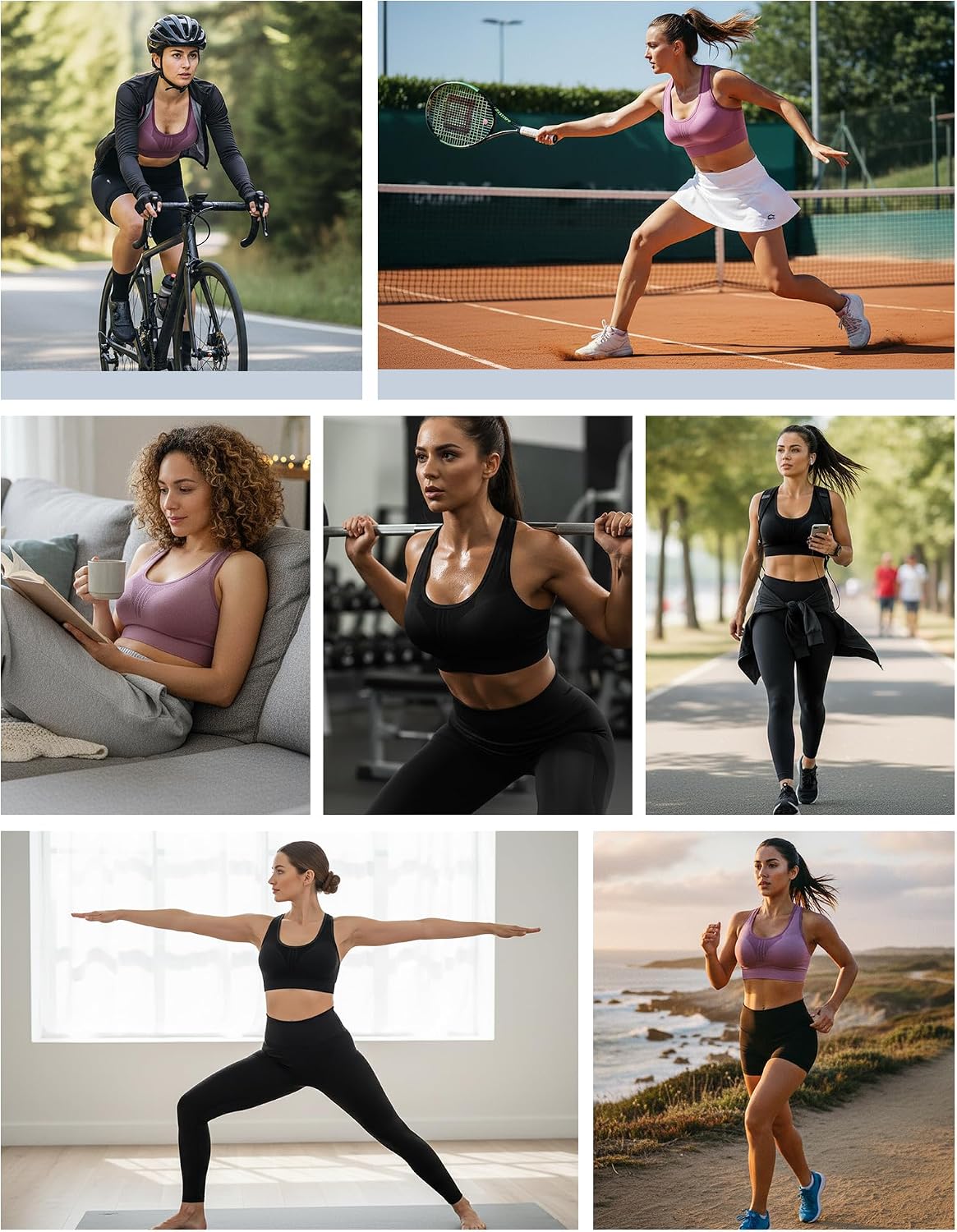 Thumbnail 5 de Heathyoga High Impact Sports Bra — High Support