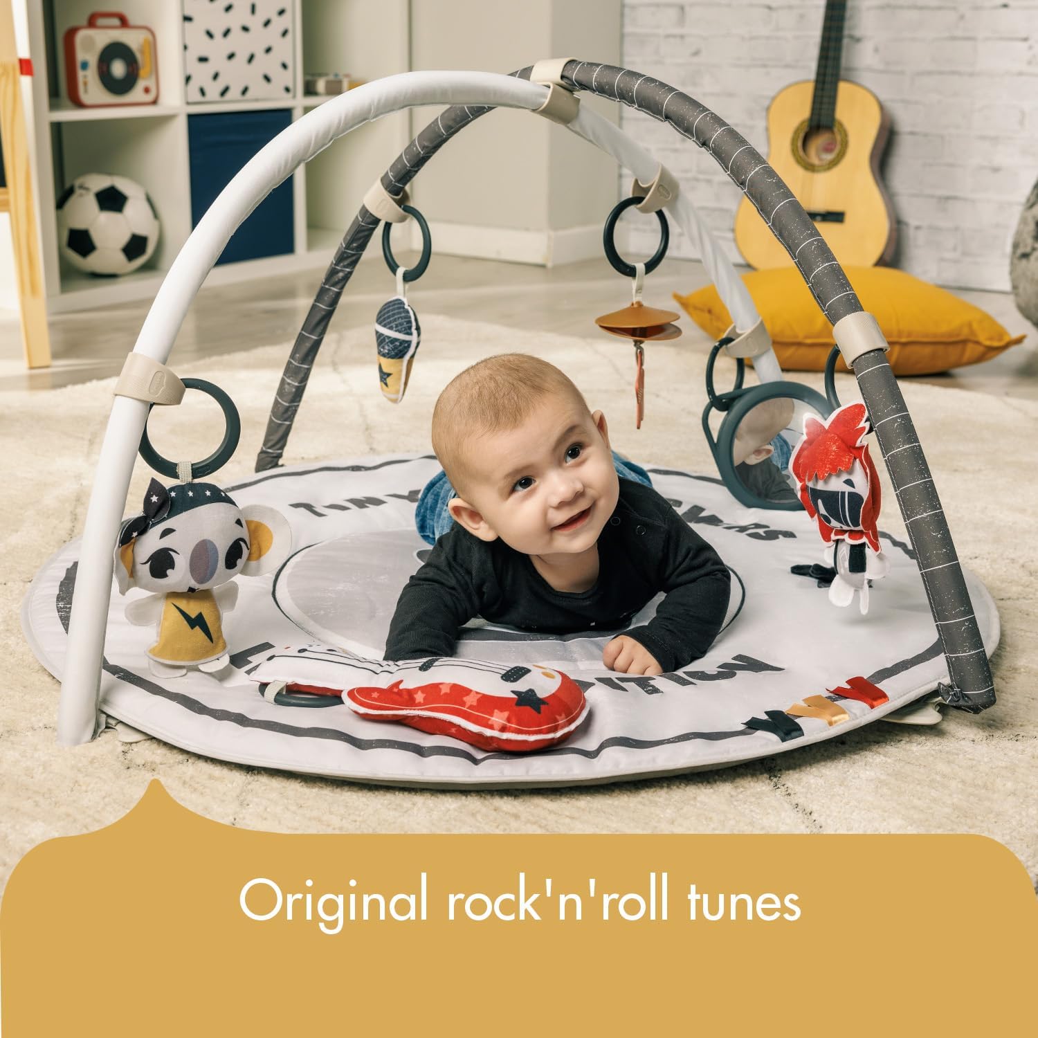 Detalle de Tiny Love Roll with Me Gymini: Groovy Rock 'n' Roll Baby Play Gym