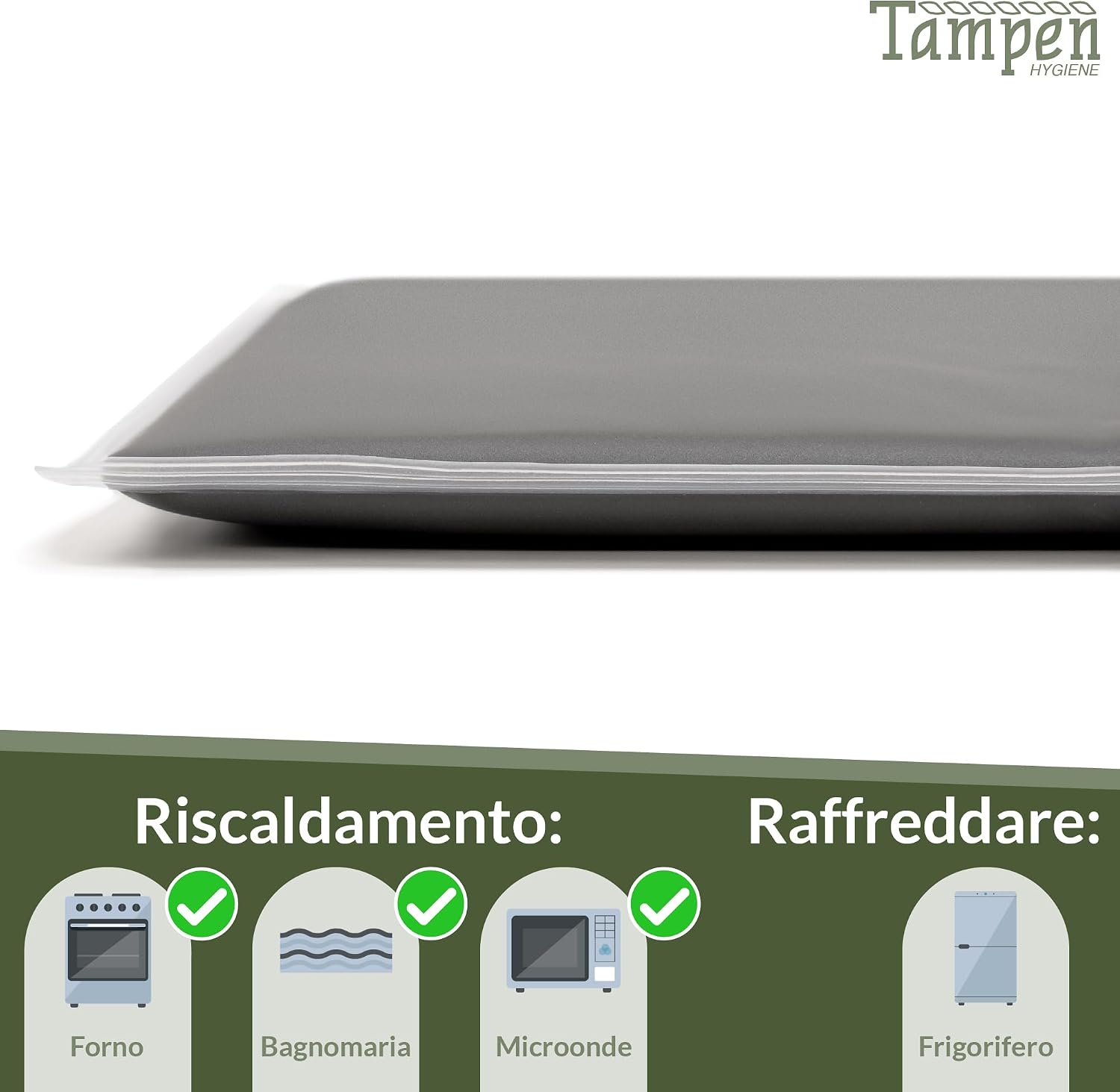 Detalle de Tampen Cuscino riscaldante di torba 33 x 25 cm – grande e sostenibile per schiena, addome e muscoli dolenti