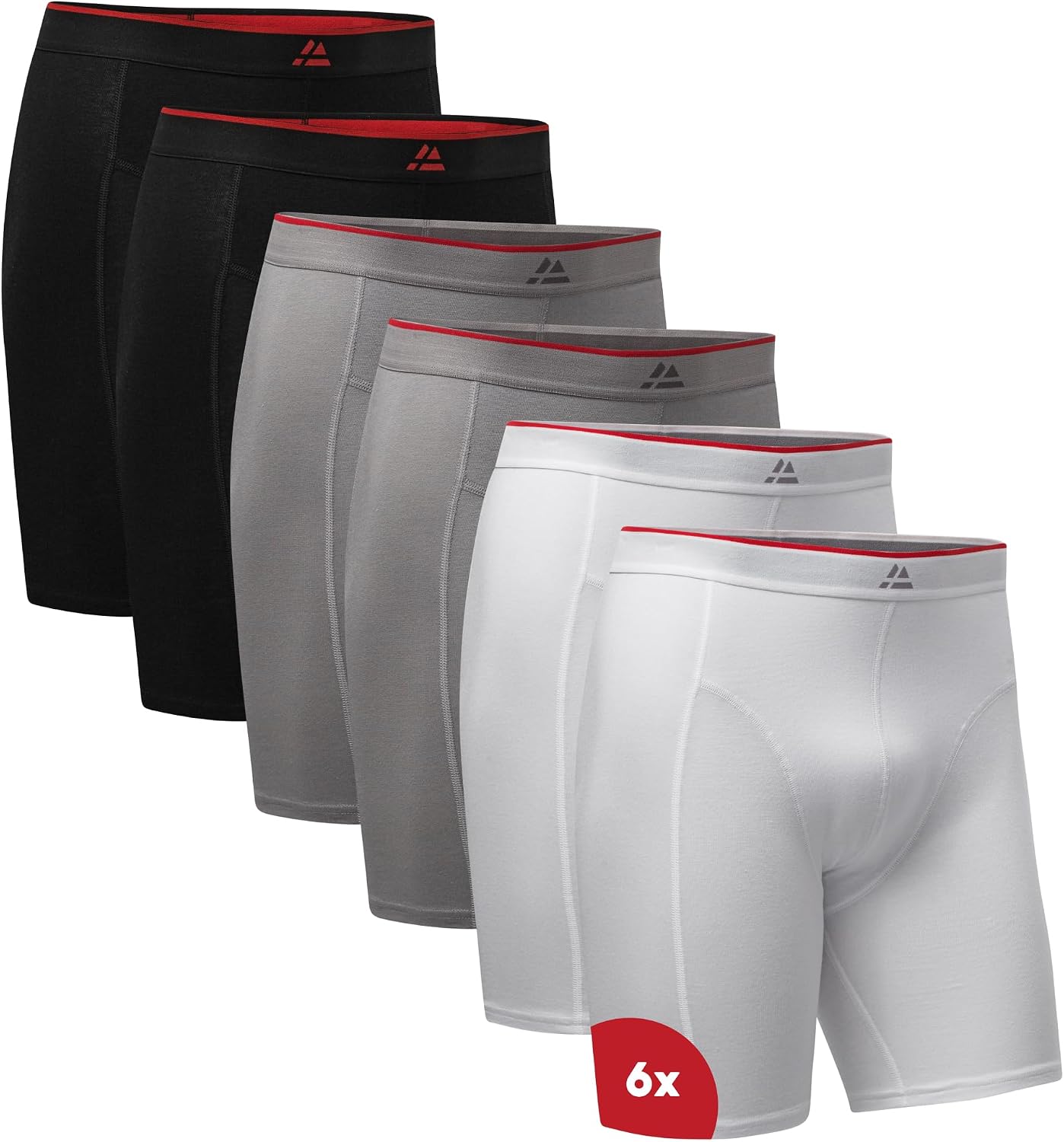 Thumbnail 4 de DANISH ENDURANCE Boxer homme bambou extra long – caleçon respirant, lot de 3