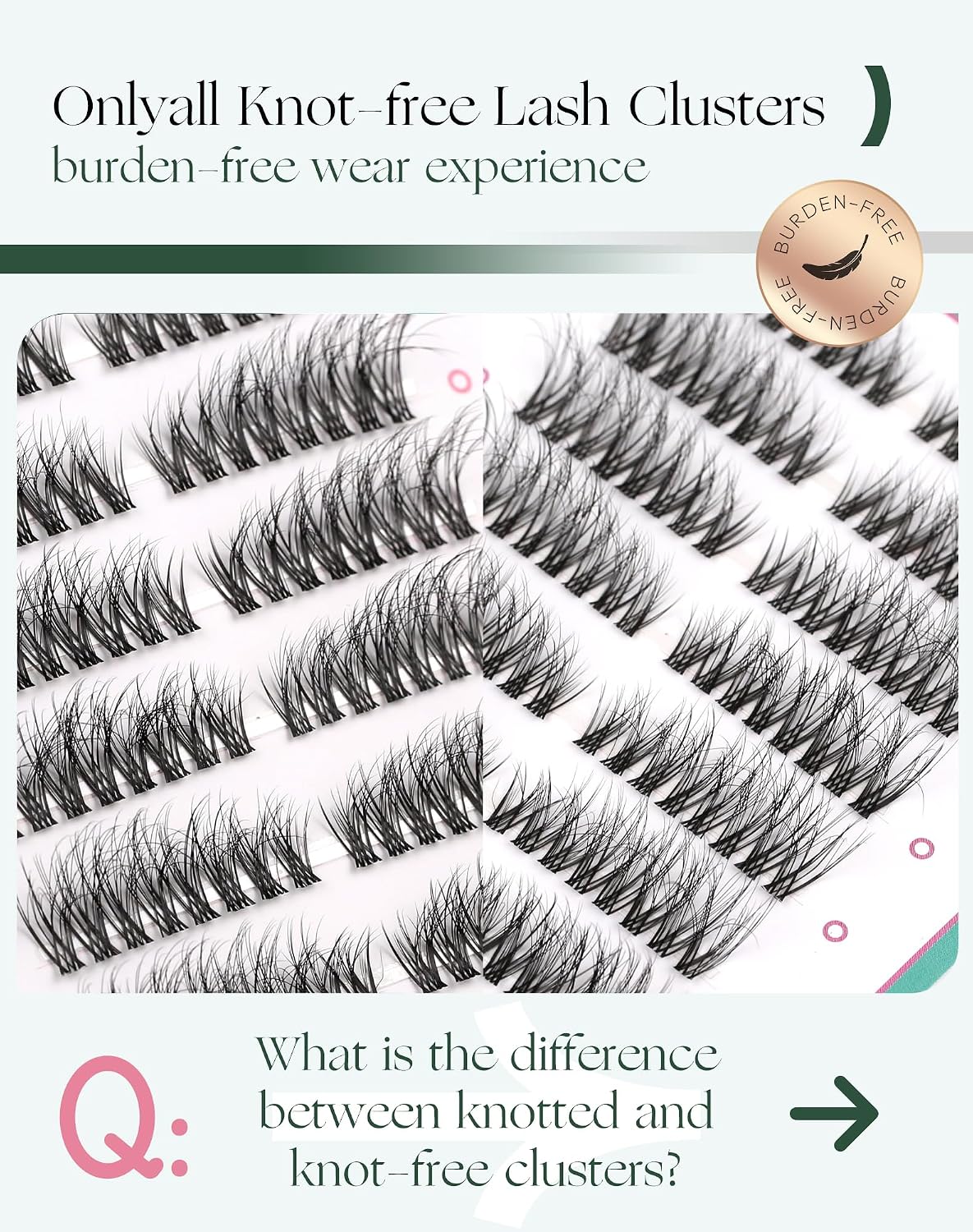 Detalle 2 de Onlyall Cat Eye Lashes N03, 112 Stück