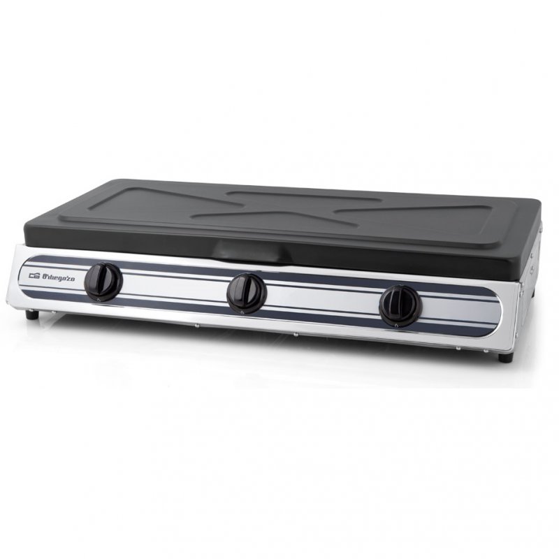 Detalle de orbegozo FO 3510 hornillo gas 3 zonas