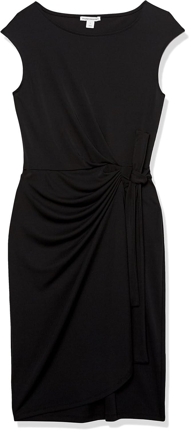 Thumbnail 5 de Amazon Essentials Damenkleid in Wickeloptik mit Flügelärmeln und U-Boot-Ausschnitt