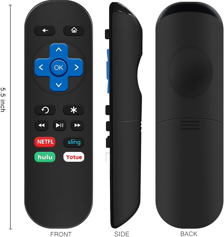 Detalle 2 de Gvirtue Roku replacement remote 2 pack