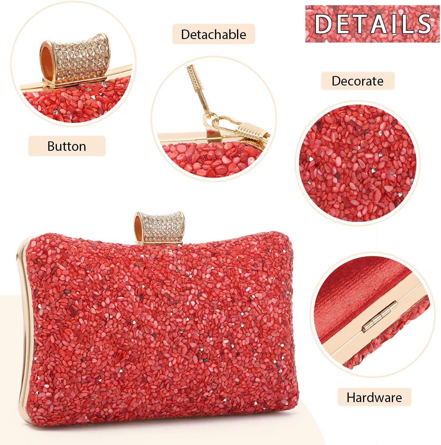 Thumbnail 6 de Syrads Vintage Clutch Bag
