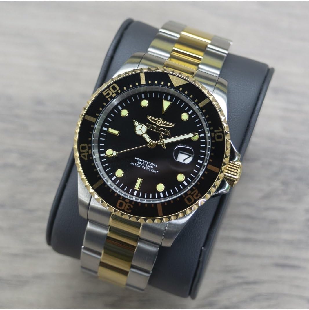 Thumbnail 5 de Invicta Pro Diver 22057 pour homme : montre acier inox 43 mm à quartz, cadran noir