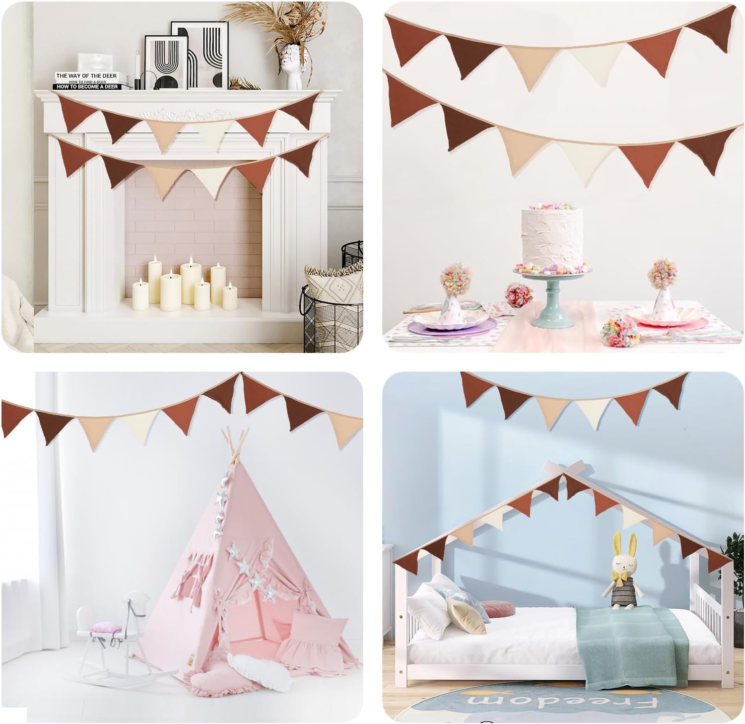 Thumbnail 5 de G2PLUS Muslin Bunting for Nursery