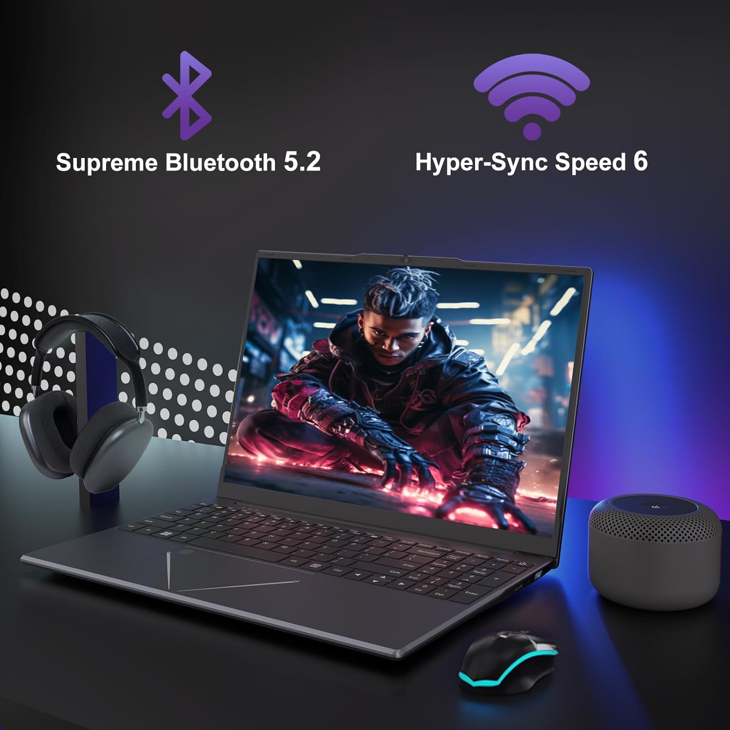 Thumbnail 4 de DREAMFYRE 15.6 Inch Laptop Ryzen 5 3500U