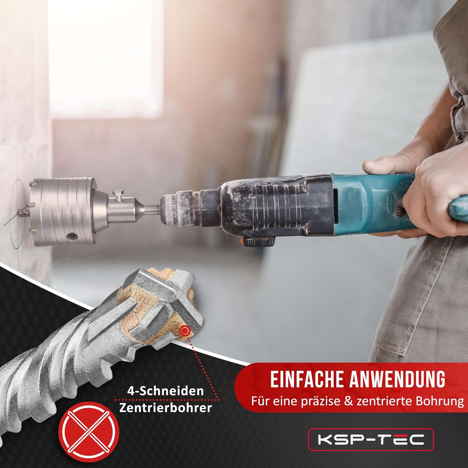 Thumbnail 3 de KSP-Tec Bohrkrone 68 mm verstärkte Bauart