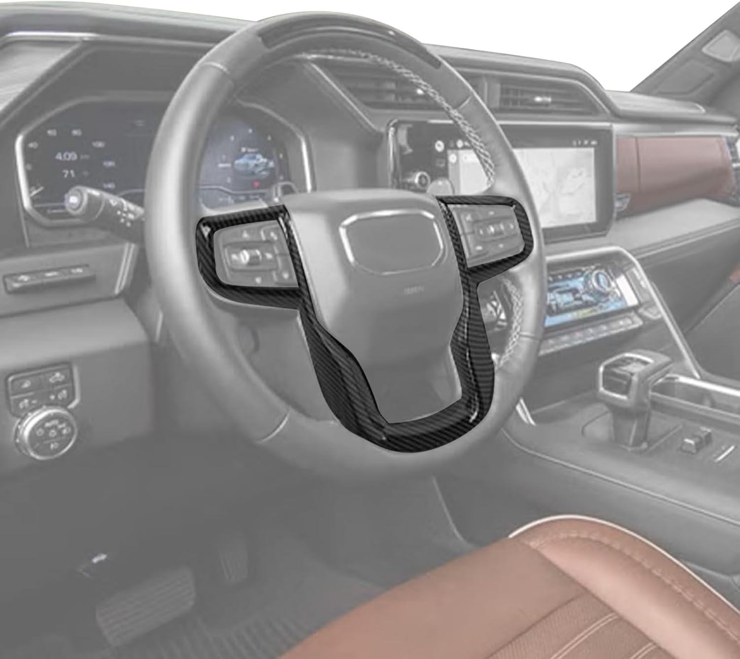 Thumbnail 6 de JOSHELA Steering Wheel Trim Cover, ABS Plastic