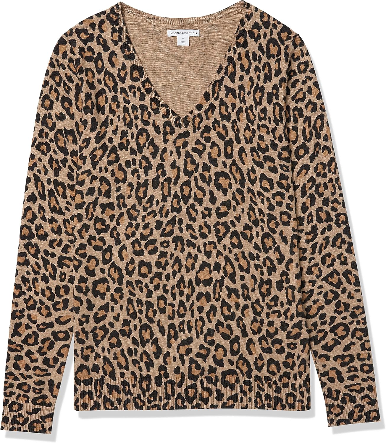 Thumbnail 5 de Amazon Essentials Damen Regular-Fit leichter Langarm-Pullover mit V-Ausschnitt (auch in Übergröße)