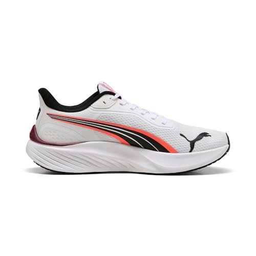 Thumbnail 2 de Puma Tenis Unisex Pounce LiteRoad para Correr — Blanco y Rojo Brillante (42.5 EU)