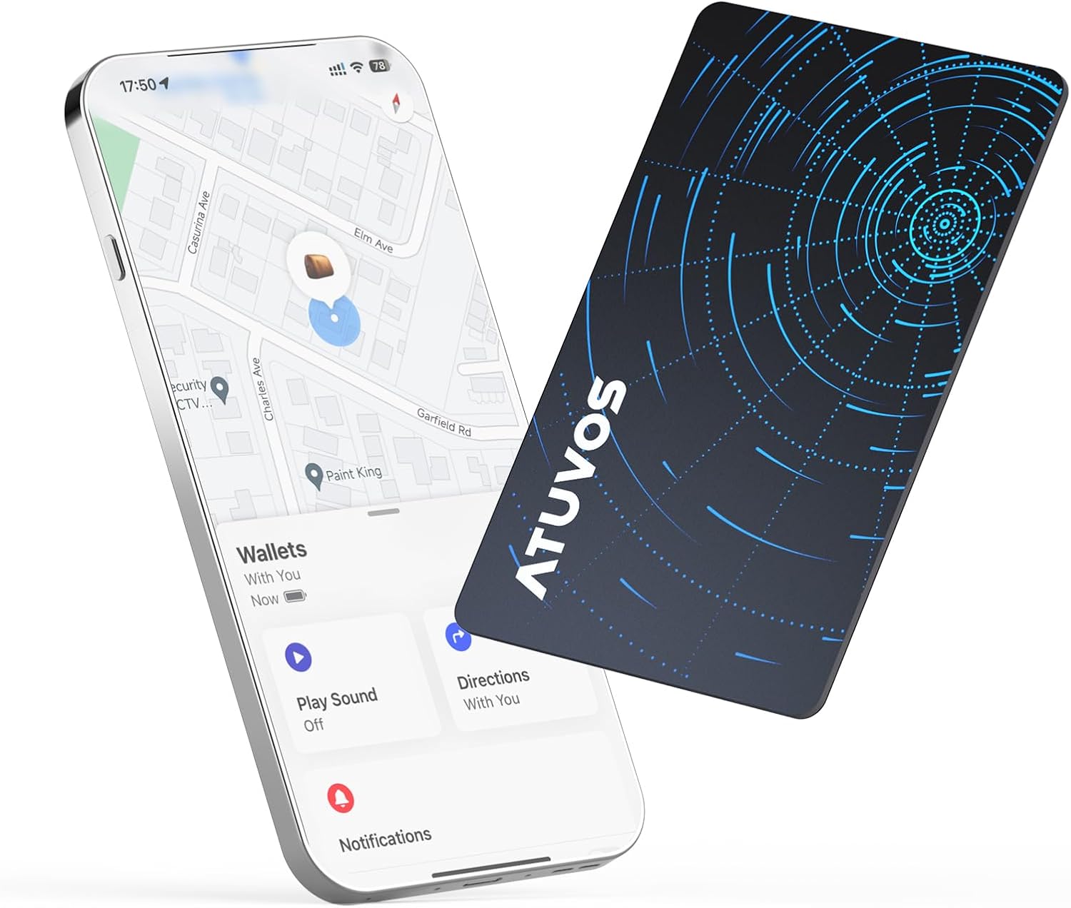 Detalle de ATUVOS Wallet Tracker Card