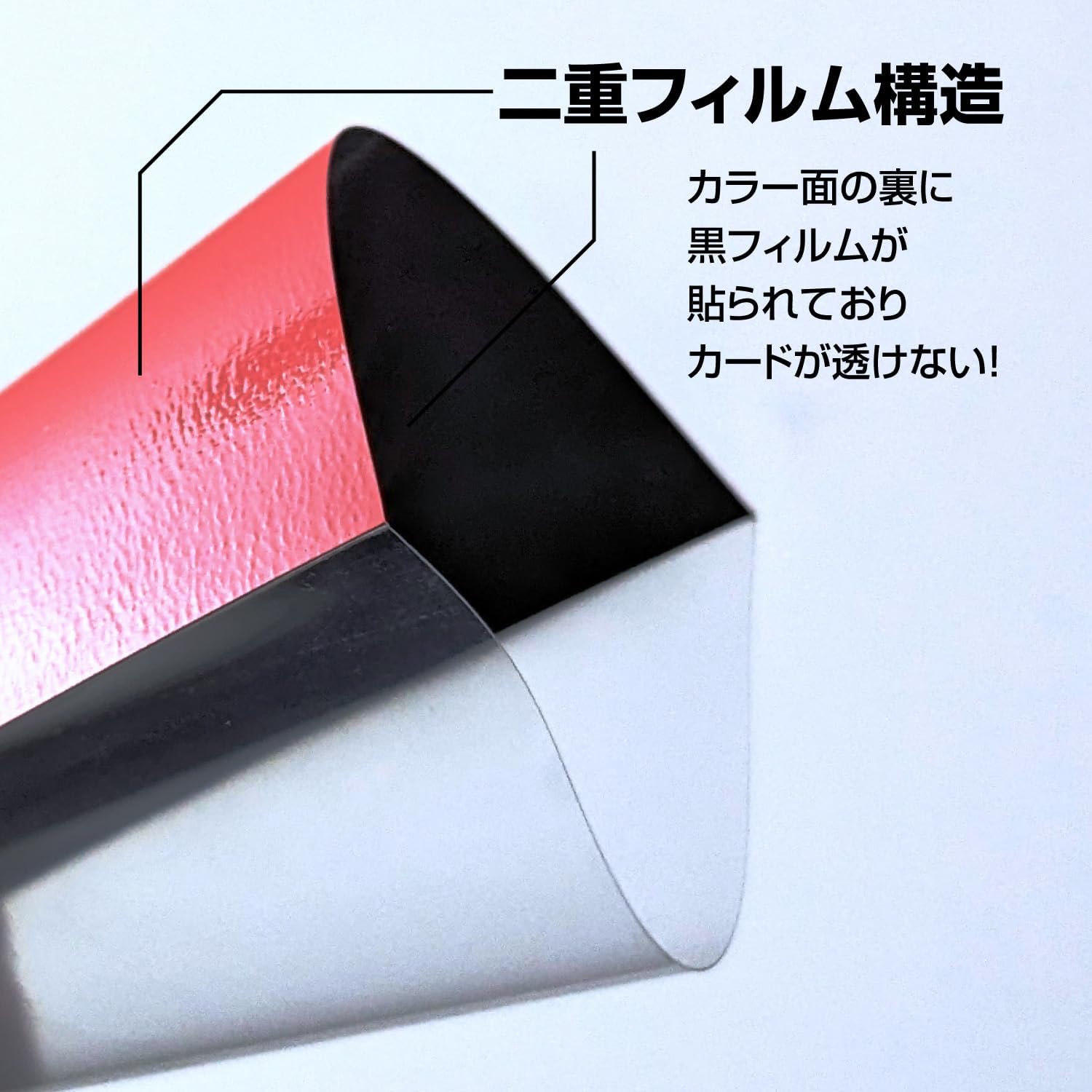 Detalle 2 de ALLONE ALG-CSMNNESBK8 カードスリーブ ブラック ミニ 62×89mm・80枚入り
