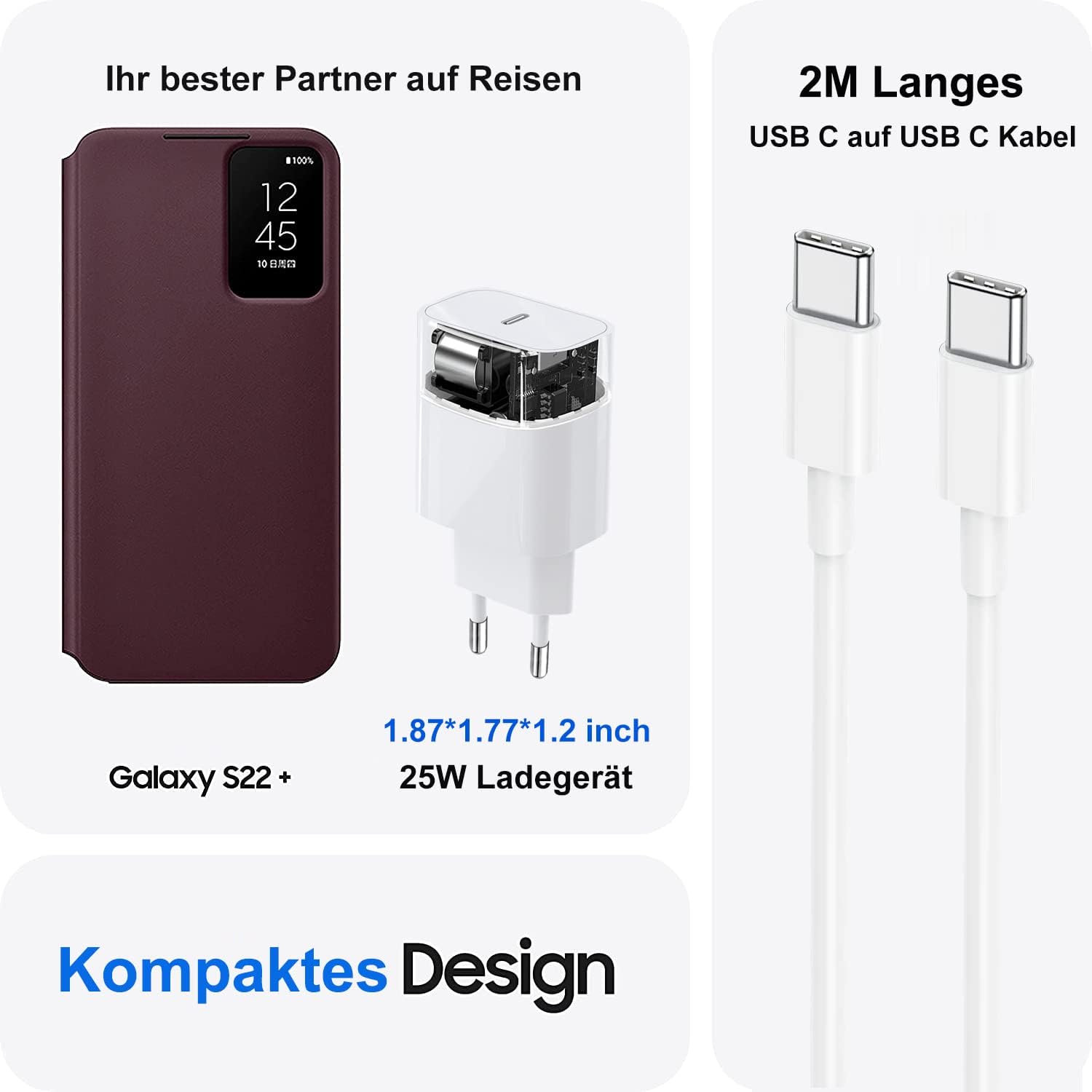 Detalle 2 de Samsung USB C Schnellladegerät 25W