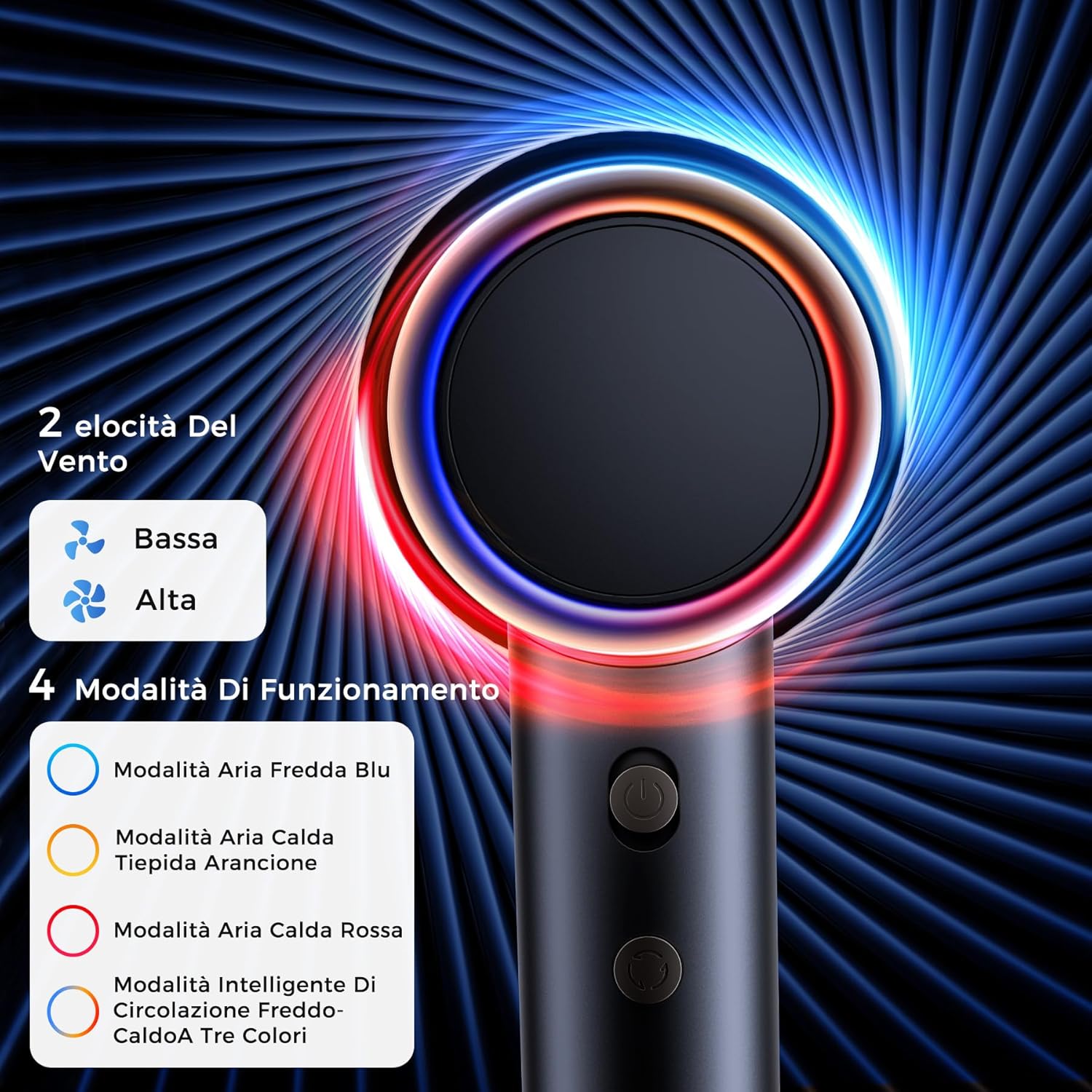Detalle 1 de Aidisy phon per capelli 110.000 giri