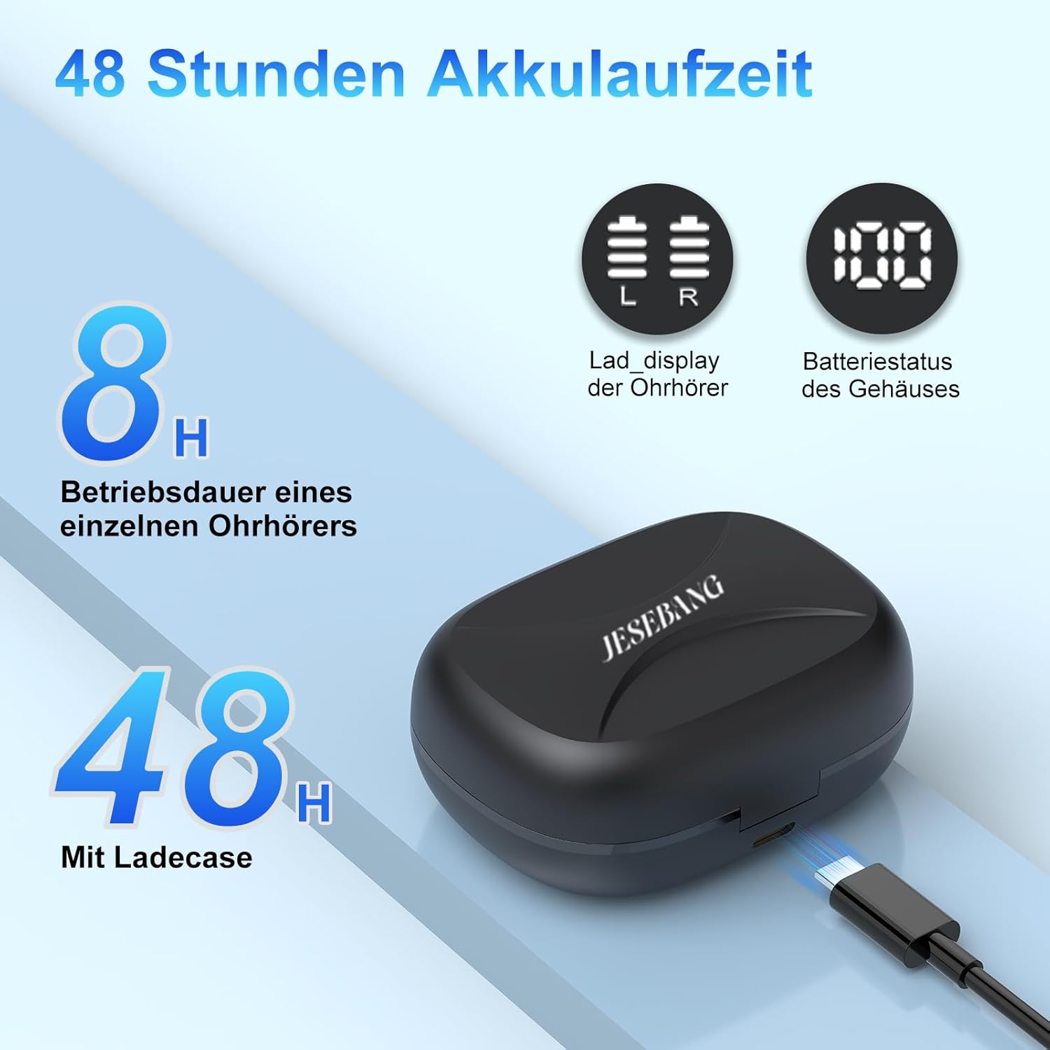 Thumbnail 6 de AI Kopfhörer Übersetzer 3-in-1: Echtzeit-Sprachübersetzung, Anrufe & Musik in 164 Sprachen