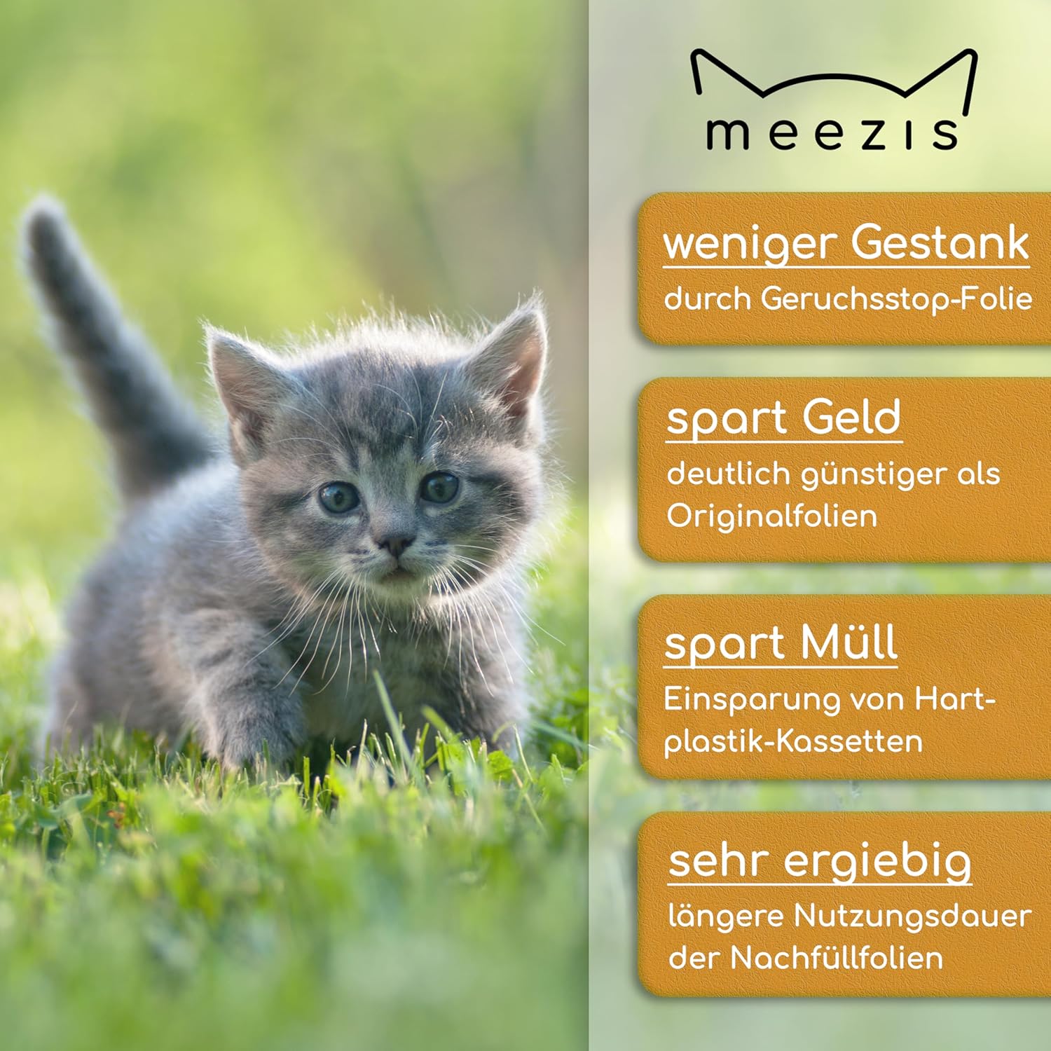 Thumbnail 4 de Meezis Nachfüllfolie 4-Pack kompatibel