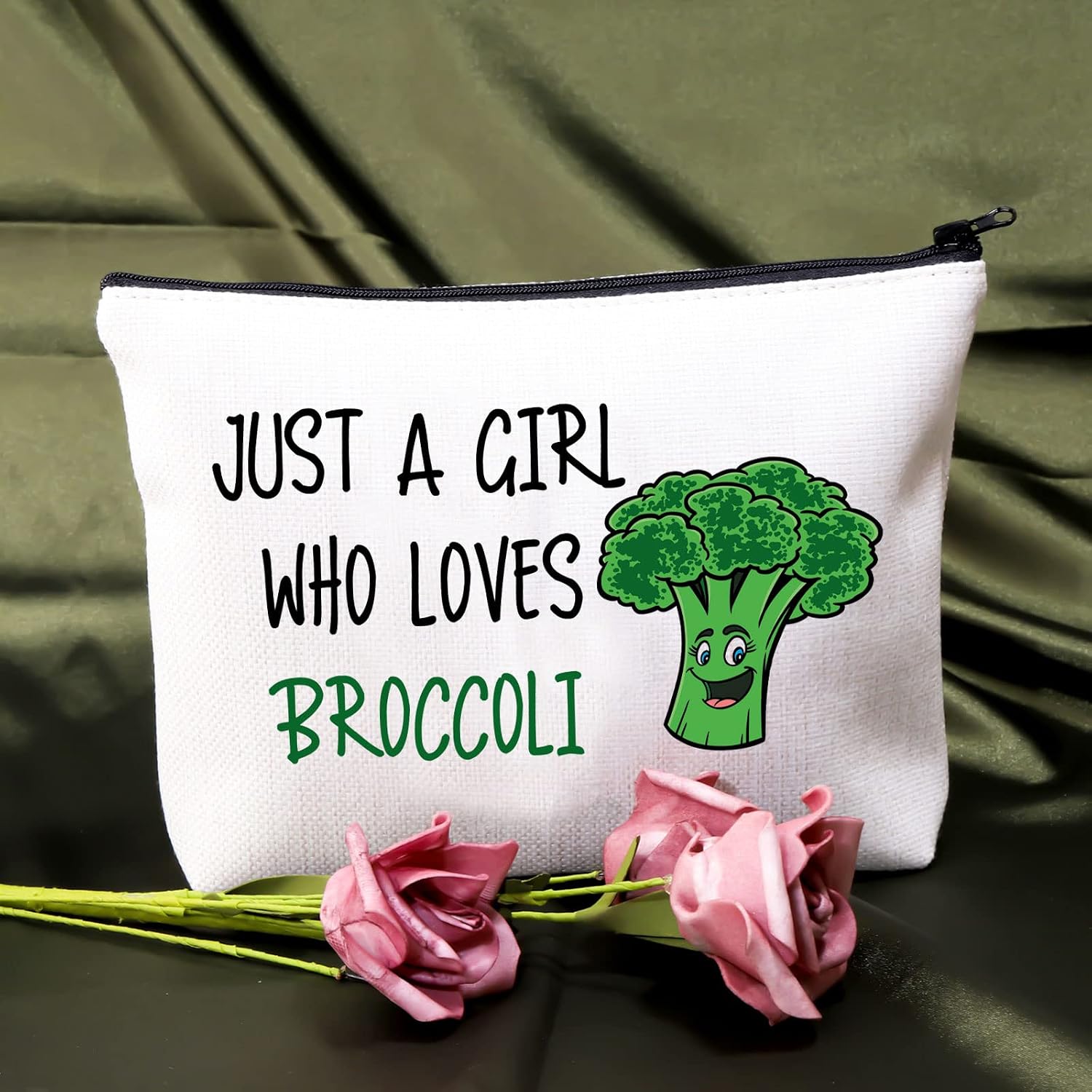 Thumbnail 6 de PLITI Broccoli Gift: Just a Girl Who Loves Broccoli Cosmetic Bag
