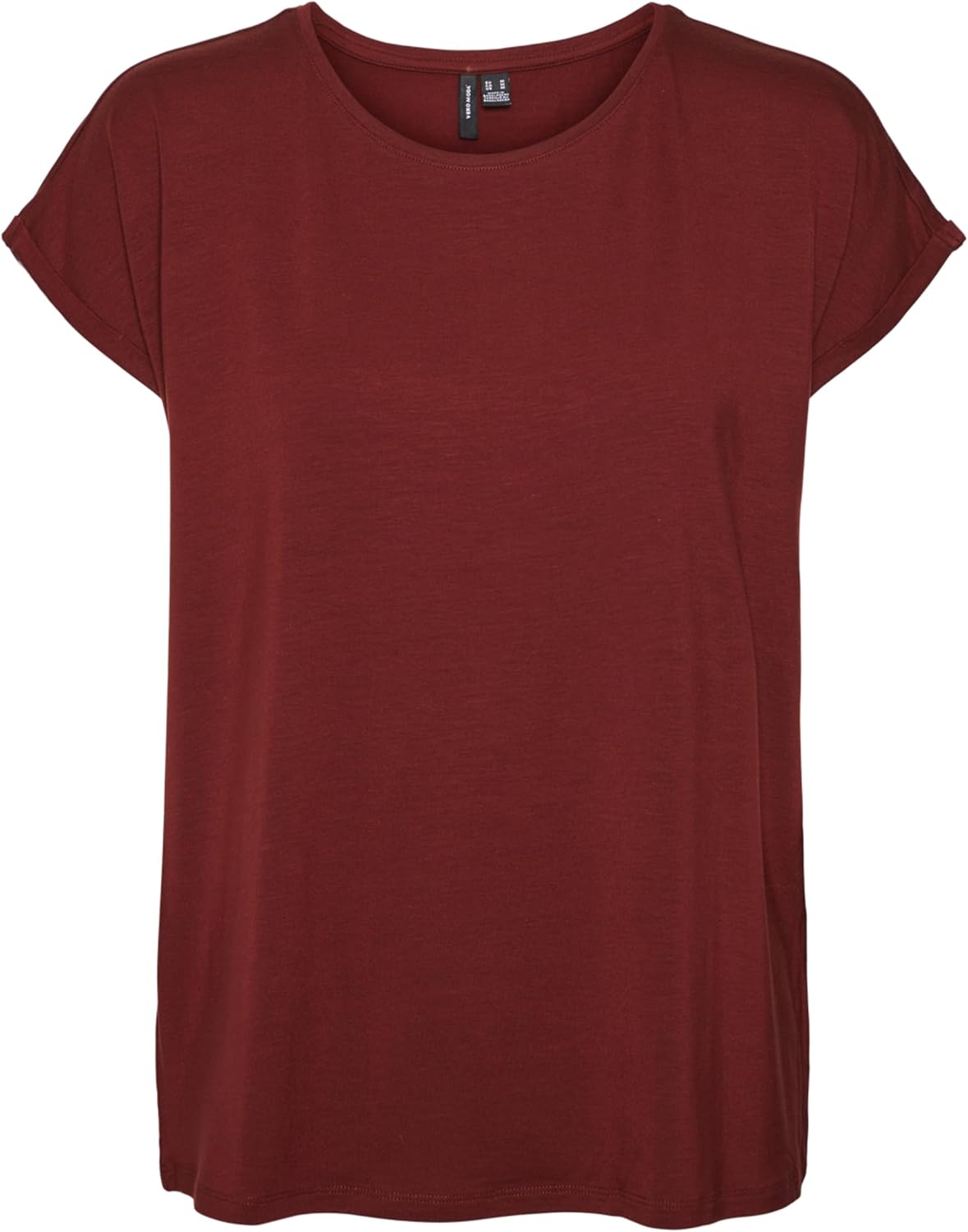Thumbnail 6 de VERO MODA Vmava Plain Ss Top: Basic-T‑Shirt mit schlanker Silhouette