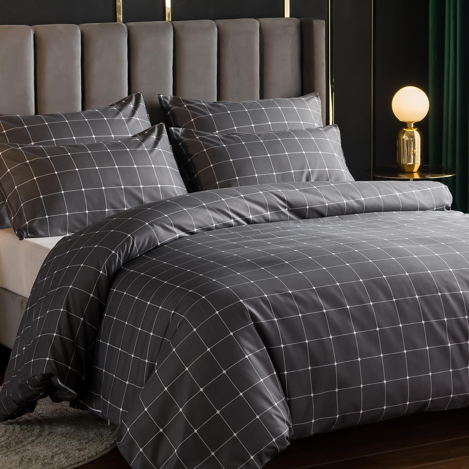 Detalle de Lazzaro King Size Duvet Cover Set 230x220cm
