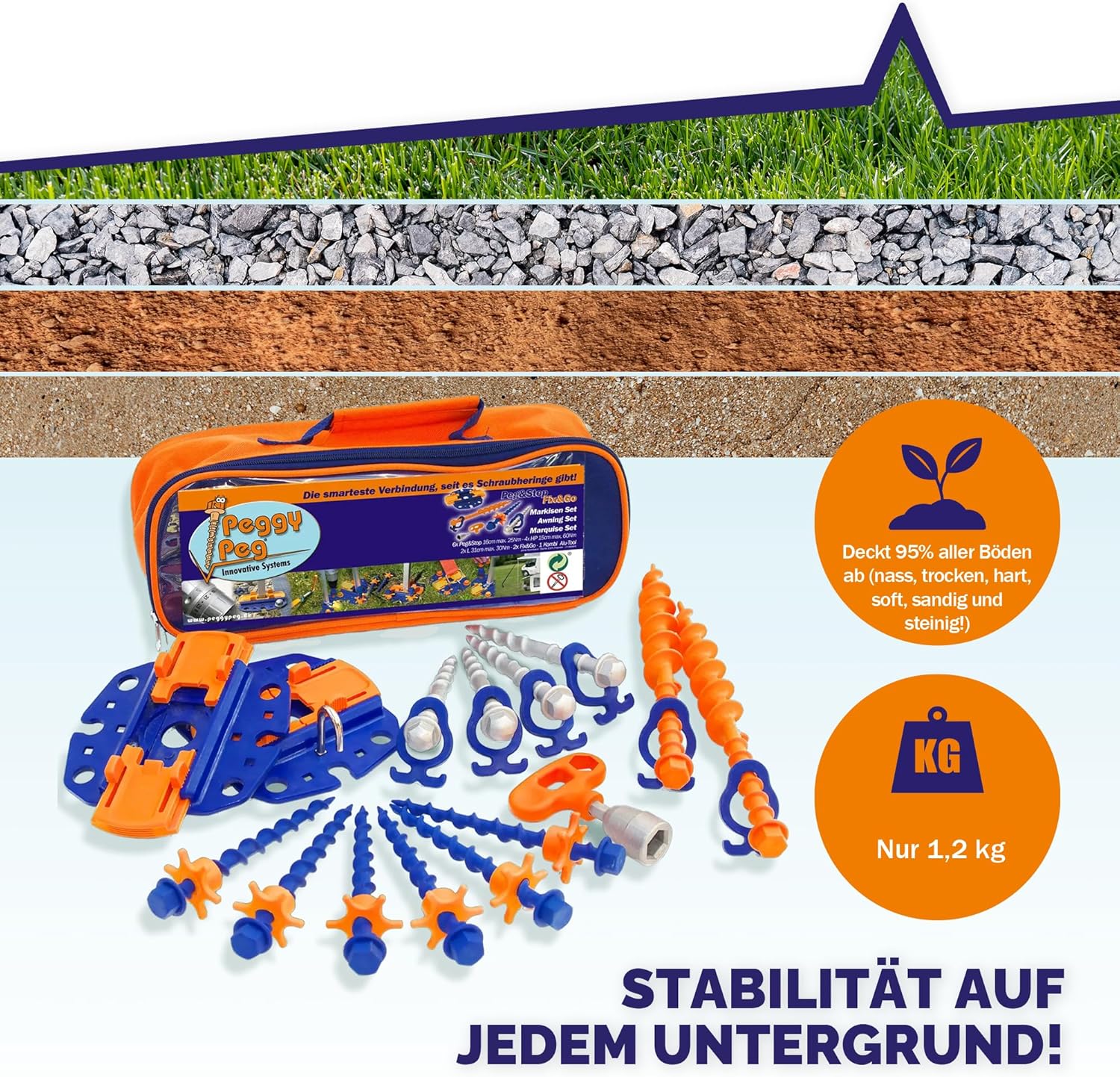 Thumbnail 2 de Peggy Peg Markisenbefestigung Set 31 cm ⛺