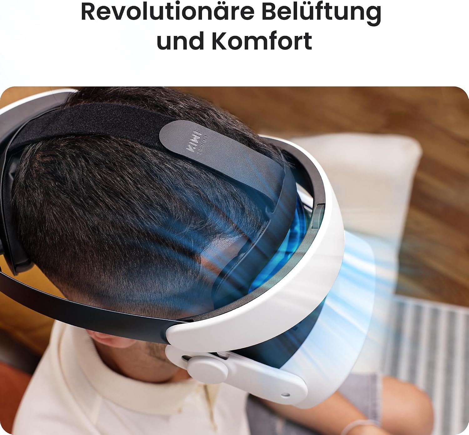 Thumbnail 2 de KIWI design H4 Boost Head Strap mit Akku – kompatibel mit Meta Quest 3/3S