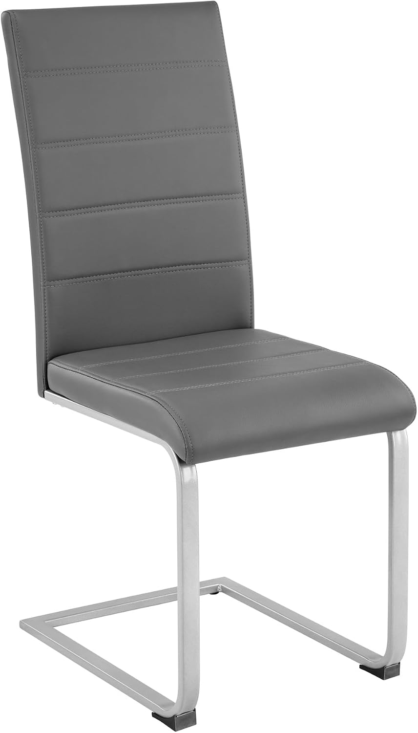 Thumbnail 5 de tectake® Conjunto de Sillas de Comedor 4 unidades gris