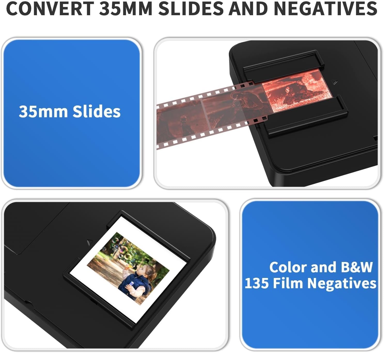 Thumbnail 1 de DigitConvert Slide Viewer Mobile Film Scanner 35mm