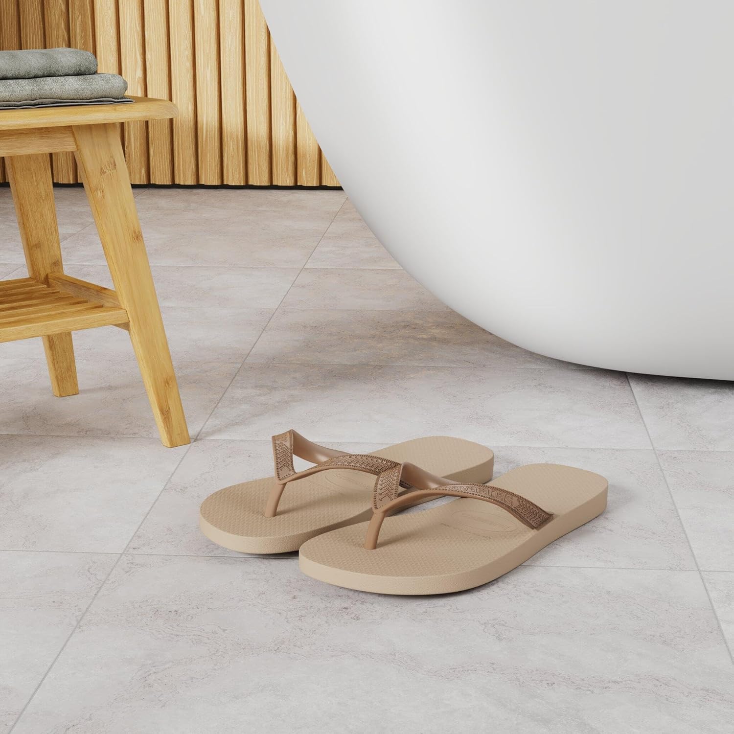 Detalle de Havaianas Luna sandali da donna comodi con chiusura alla caviglia, cinturini intrecciati e suola antiscivolo