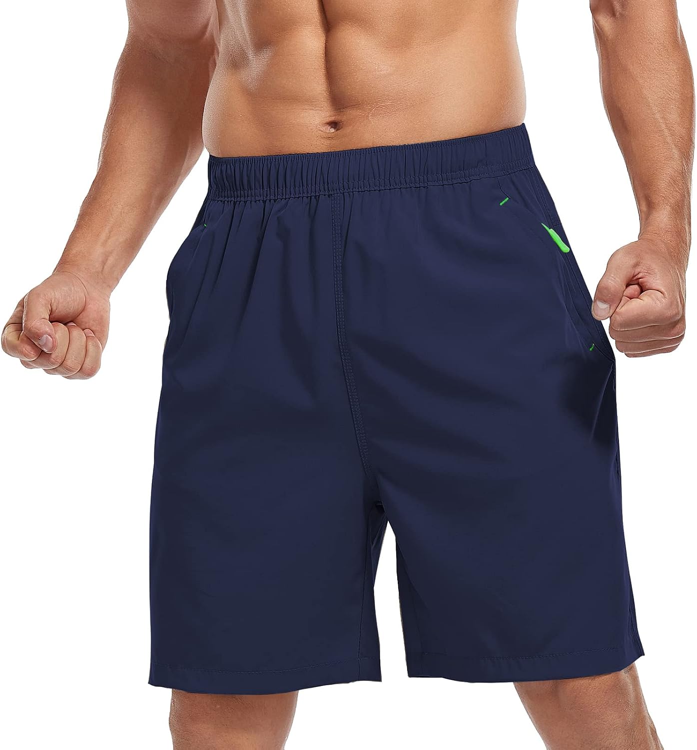 Thumbnail 1 de SPOSULEI Men's Athletic Hiking Shorts: Water-Resistant, Quick-Dry Lightweight shorts with Zip Pockets