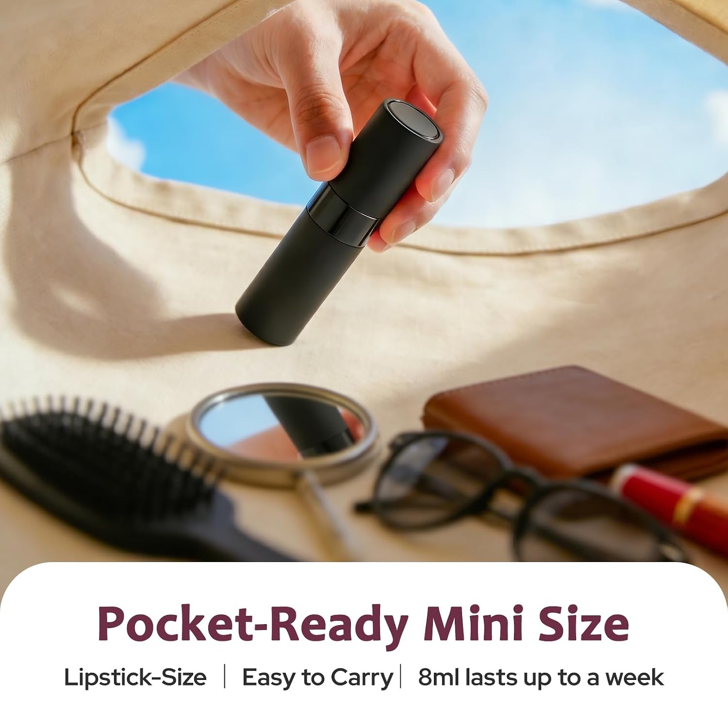 Thumbnail 5 de LISAPACK 8ml Atomizer Perfume Spray Bottle for Travel