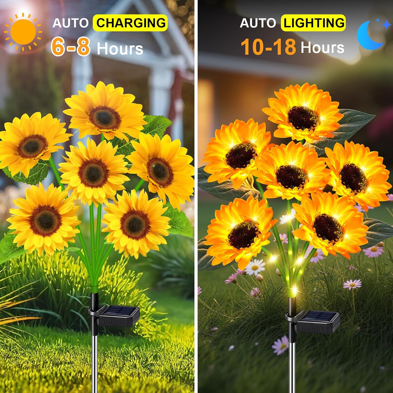 Detalle de Ostritec Solar Garden Lights 4-Pack
