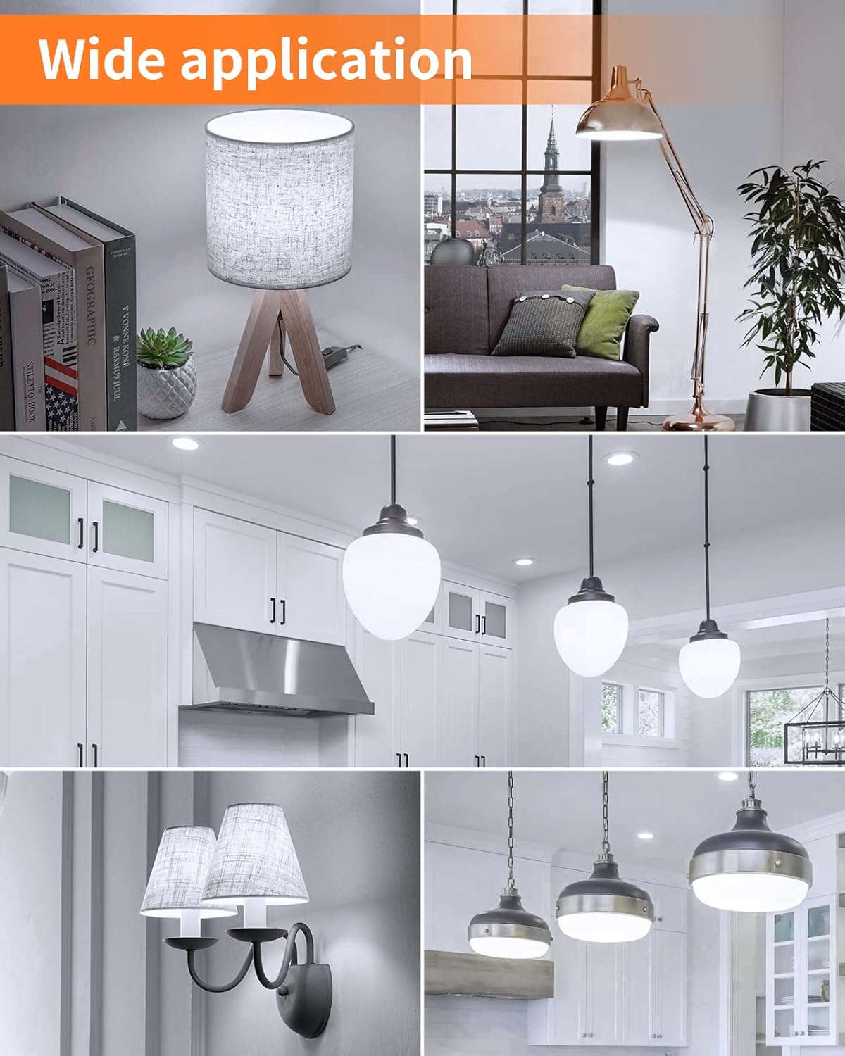 Thumbnail 6 de Lot de 4 ampoules LED Tomosu E27 blanc froid 6000K 16W 1600 lm (non dimmables)