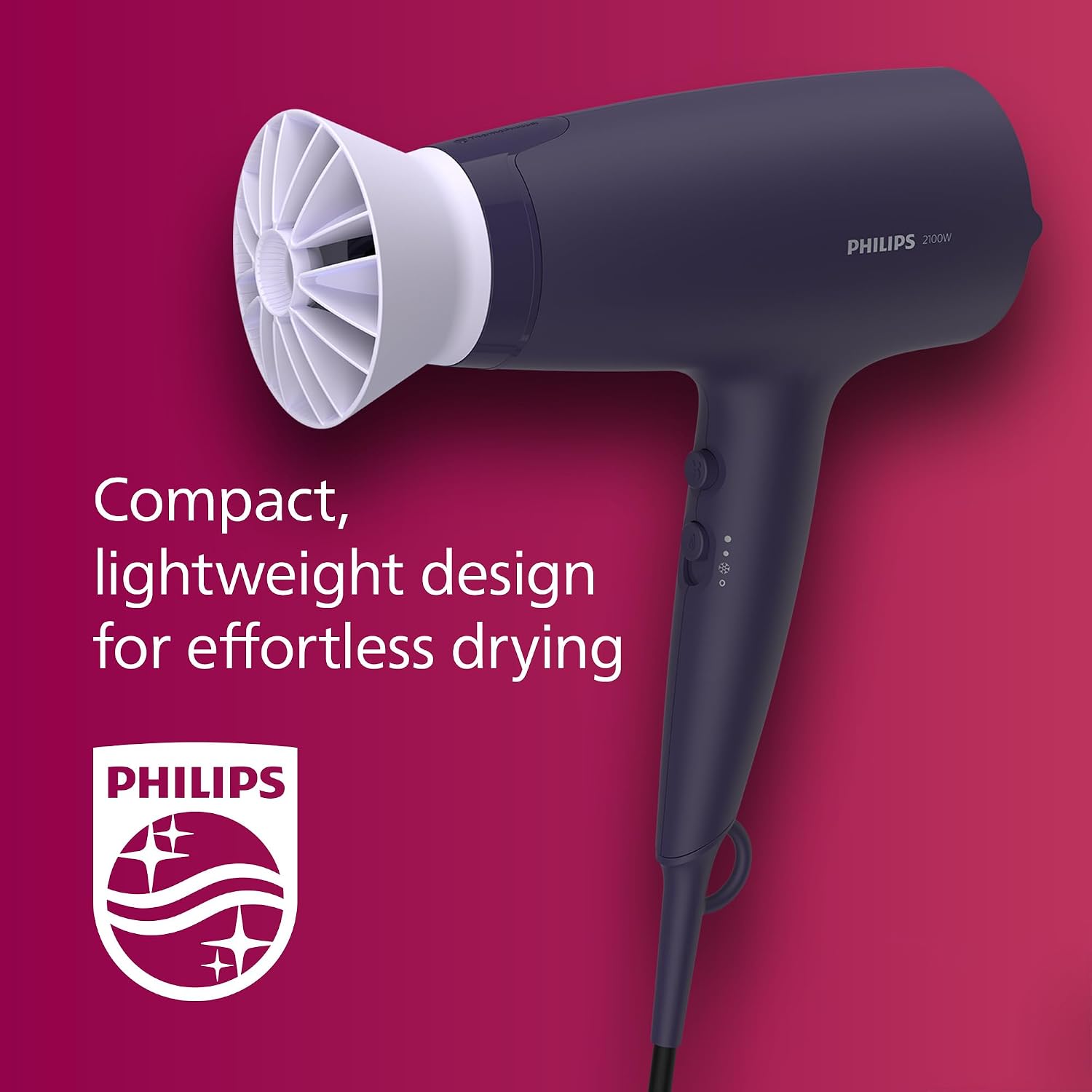 Thumbnail 6 de Philips BHD340/13 2100W hair dryer