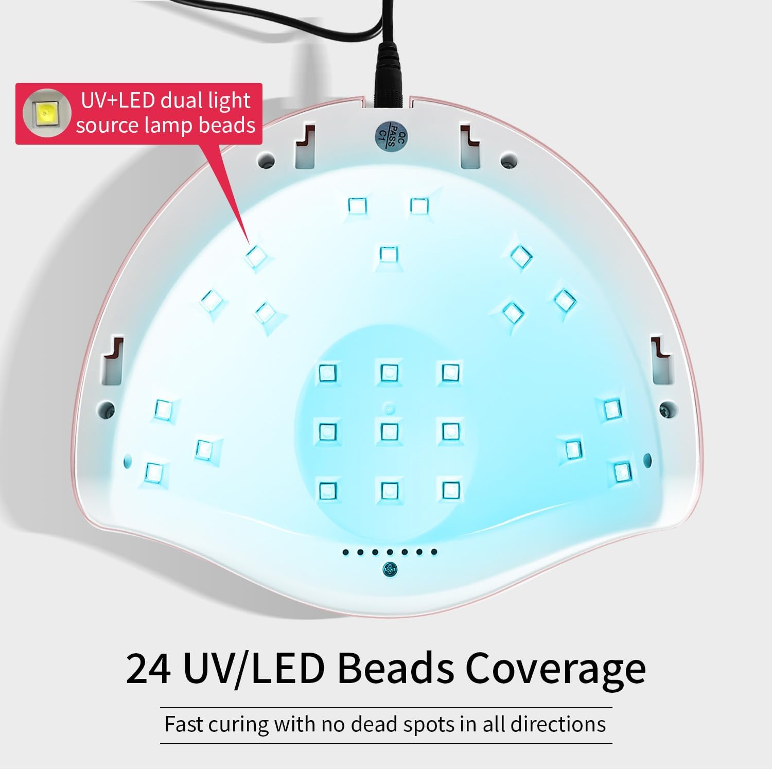 Thumbnail 3 de JODSONE UV LED Nail Lamp with Gloves Kit: Dual-Source Curing for Home and Salon
