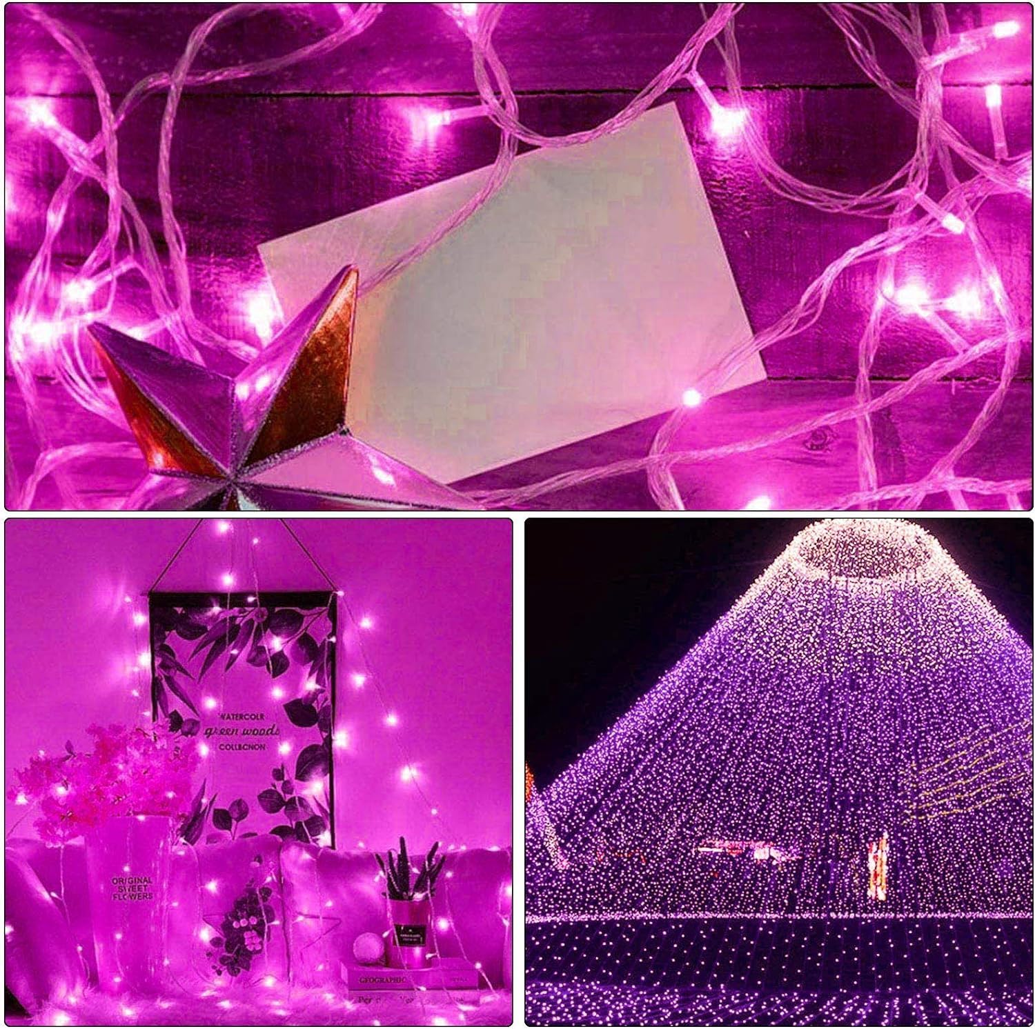 Thumbnail 1 de ILLUMINEW Pink String Lights, 300 LEDs