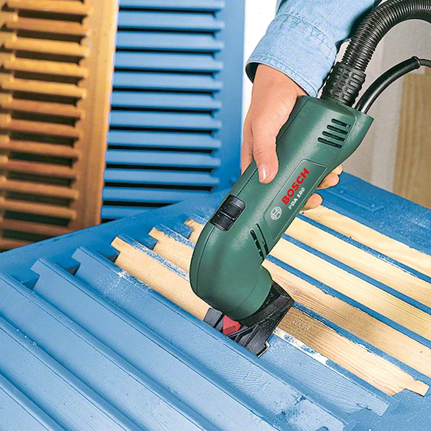 Detalle 2 de Bosch PDA 180 szlifierka delta 180 W do narożników i krawędzi