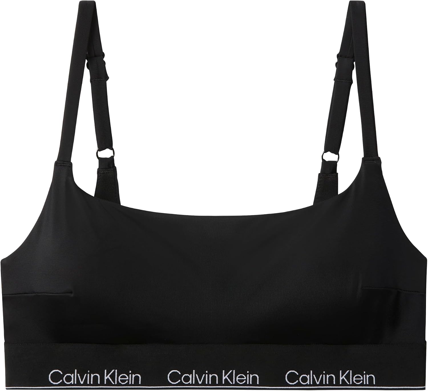 Detalle de Calvin Klein Square Neck Bralette Lv00q61130 – Top da bagno femminile
