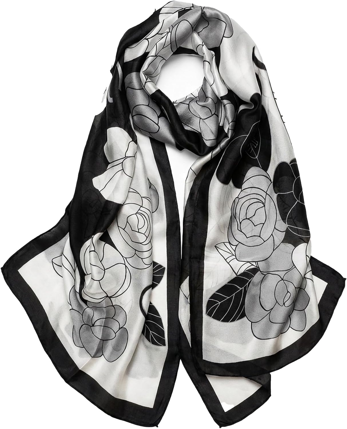 Thumbnail 3 de Trillion London Spring Collection Designer Silk Scarf (180 x 90 cm)